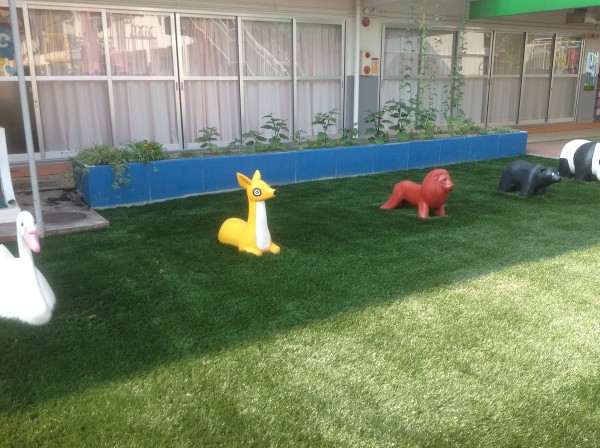 幼稚園の園庭に採用頂きました　～大阪体育大学　浪商幼稚園～サムネイル