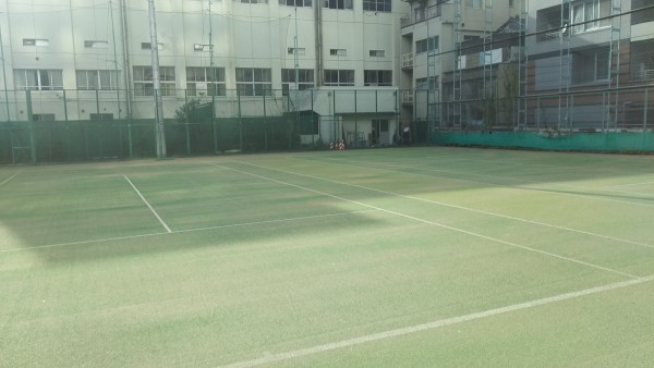 東京都立両国高等学校テニスコートに採用いただきました。サムネイル